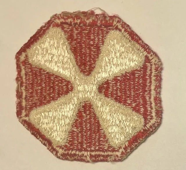 US 8th Army WW2 Patch Cut Edge #1