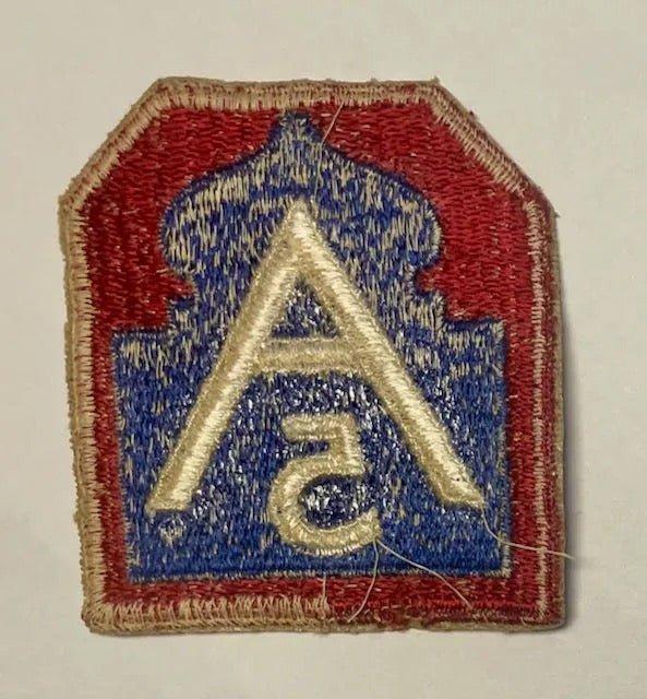 US 5th Army WW2 Patch Cut Edge 8 - Bateleur Militaria