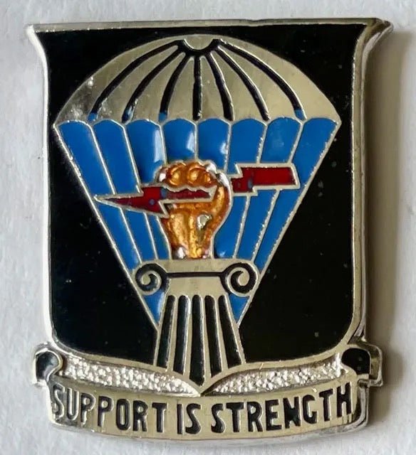 US Army 101st Airborne Division Support Command Crest DUI