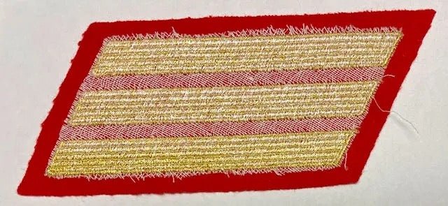 USMC 12 Year Service Stripe Embroidered on Wool Full Dress Single - Bateleur Militaria