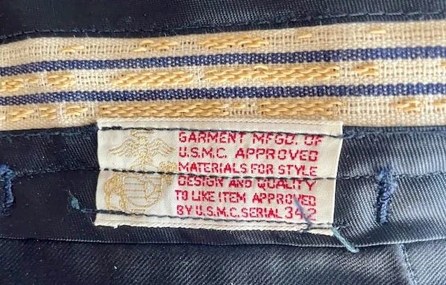 USMC Officers Dress Blues Coat (41) & Trousers (34") #2