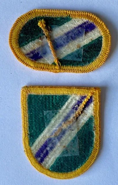 US Army 96th Civil Affairs Battalion Flash & Oval Variant - Bateleur Militaria