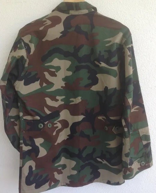 Thailand Royal Marine Corps Woodlands Camo Shirt Size Large - Bateleur Militaria