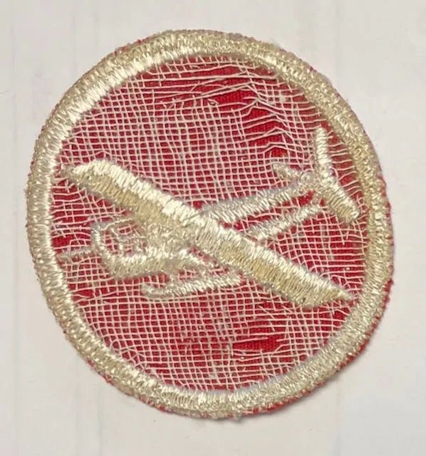 US Glider Artillery Officer Cap Patch 11 - Bateleur Militaria