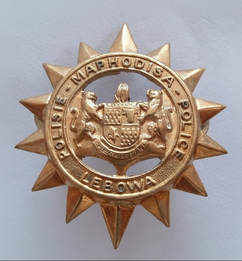 Lebowa Police Cap Badge Type 1 - Bateleur Militaria