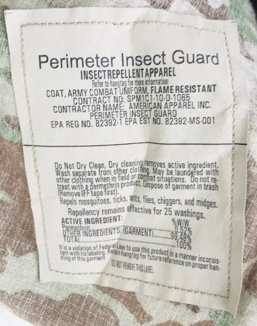 US Army Multicam Flame Resistant Coat Size X - Large - Bateleur Militaria
