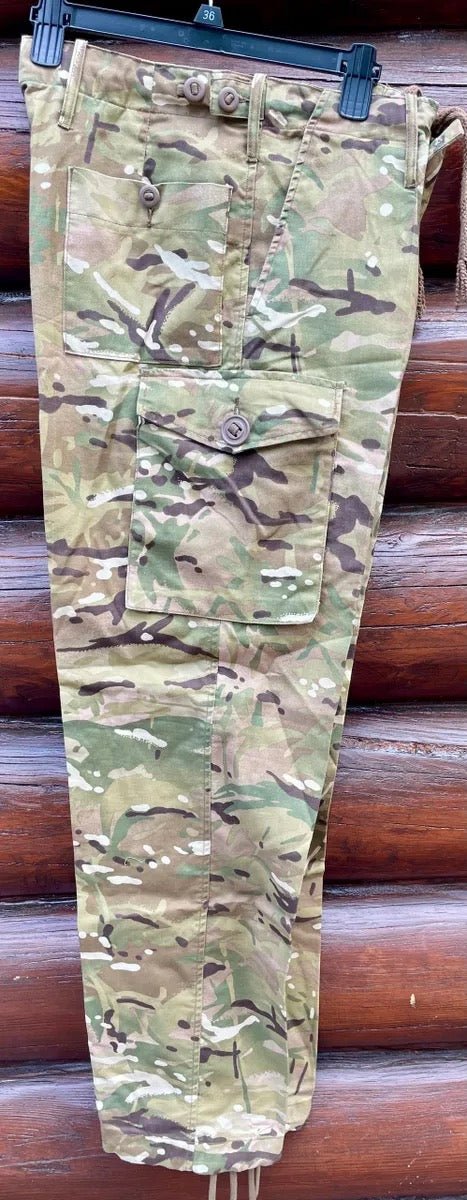 British MTP Camo Shirt & Trousers Size Medium Badged