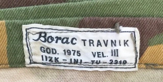 Yugoslavia M68 MOL Camo Trousers Size X-Large
