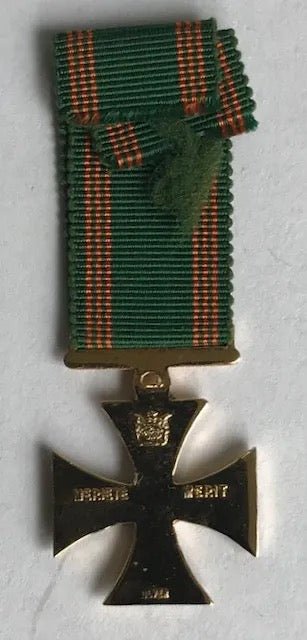 South Africa Prison Cross for Merit Medal Miniature