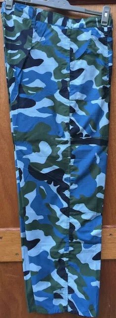 China Marine Oceanic Woodland Camo Shirt and Trousers Size Large - Bateleur Militaria