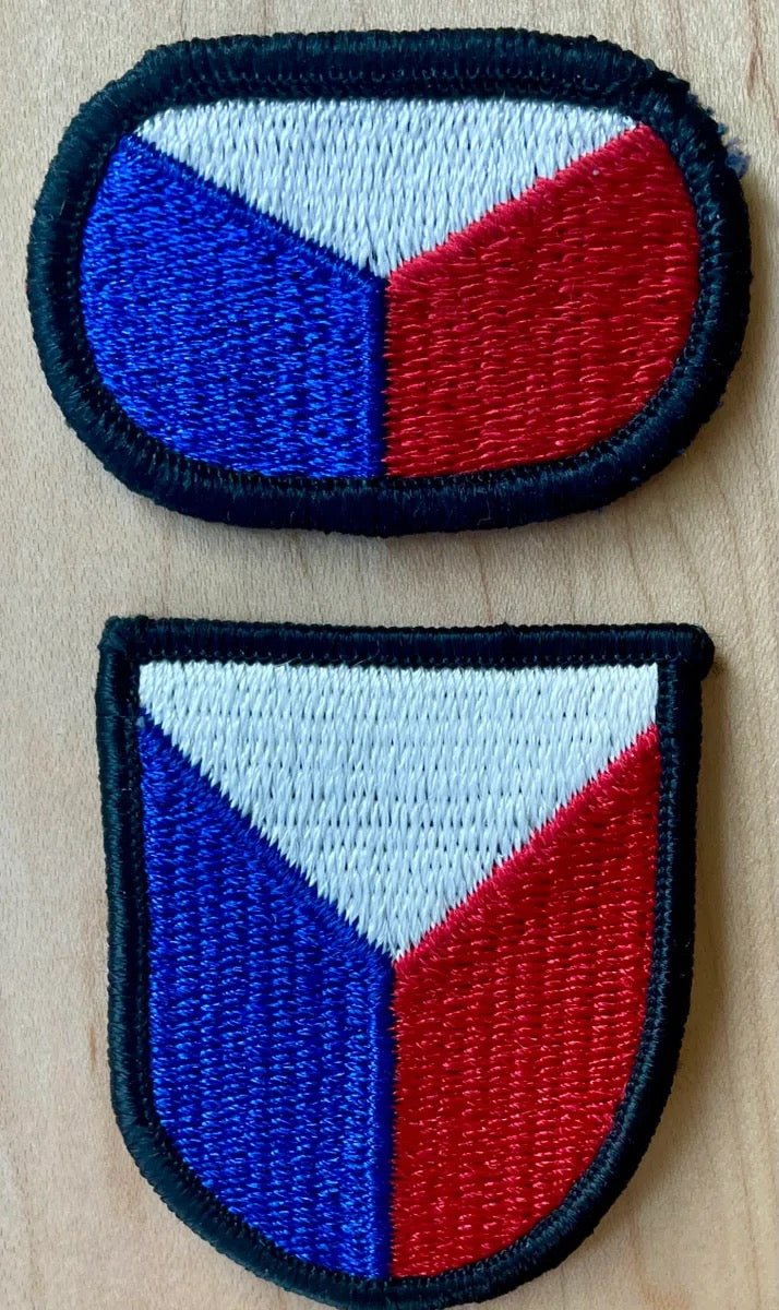 US Army 6th Special Operations Support Command Flash & Oval - Bateleur Militaria