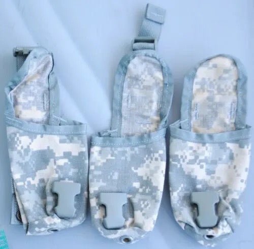 US Military Flash Bang Grenade Pouch Molle II Camo Hunting Belt Pack Small (3) - Bateleur Militaria