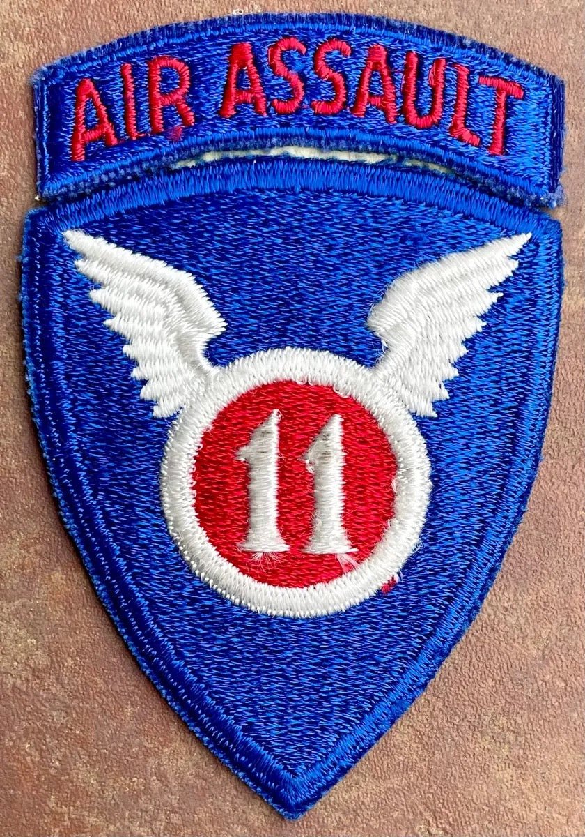 US Original 2 Piece 11th Airborne Division Patch