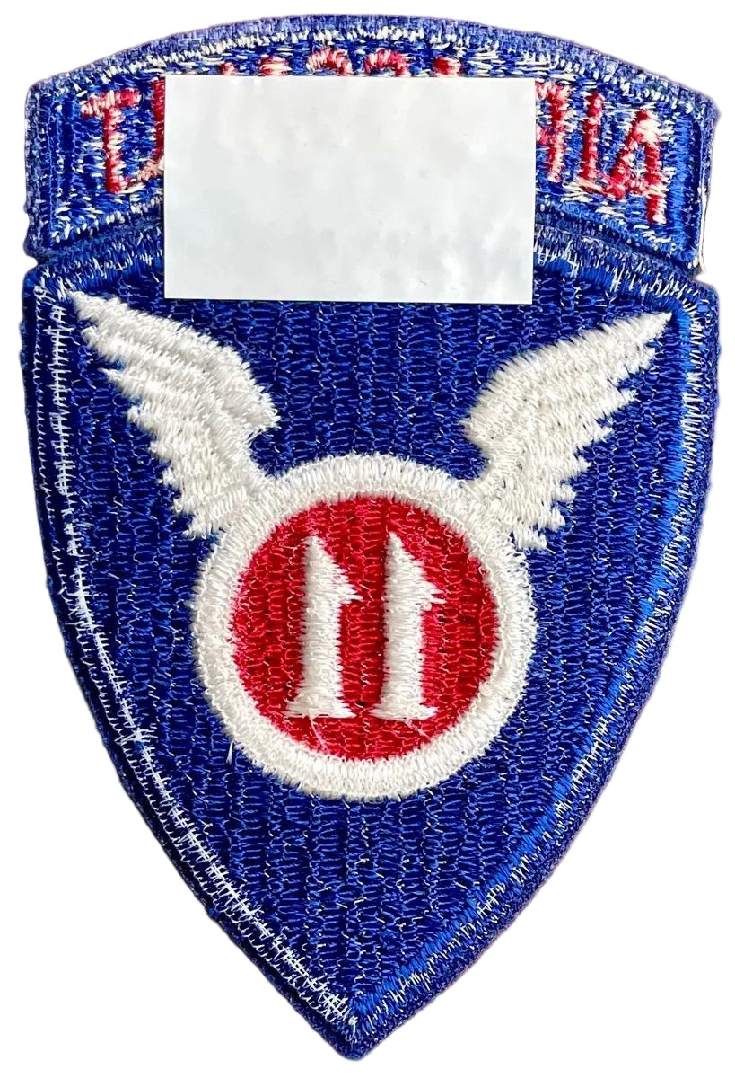 US Original 2 Piece 11th Airborne Division Patch - Bateleur Militaria