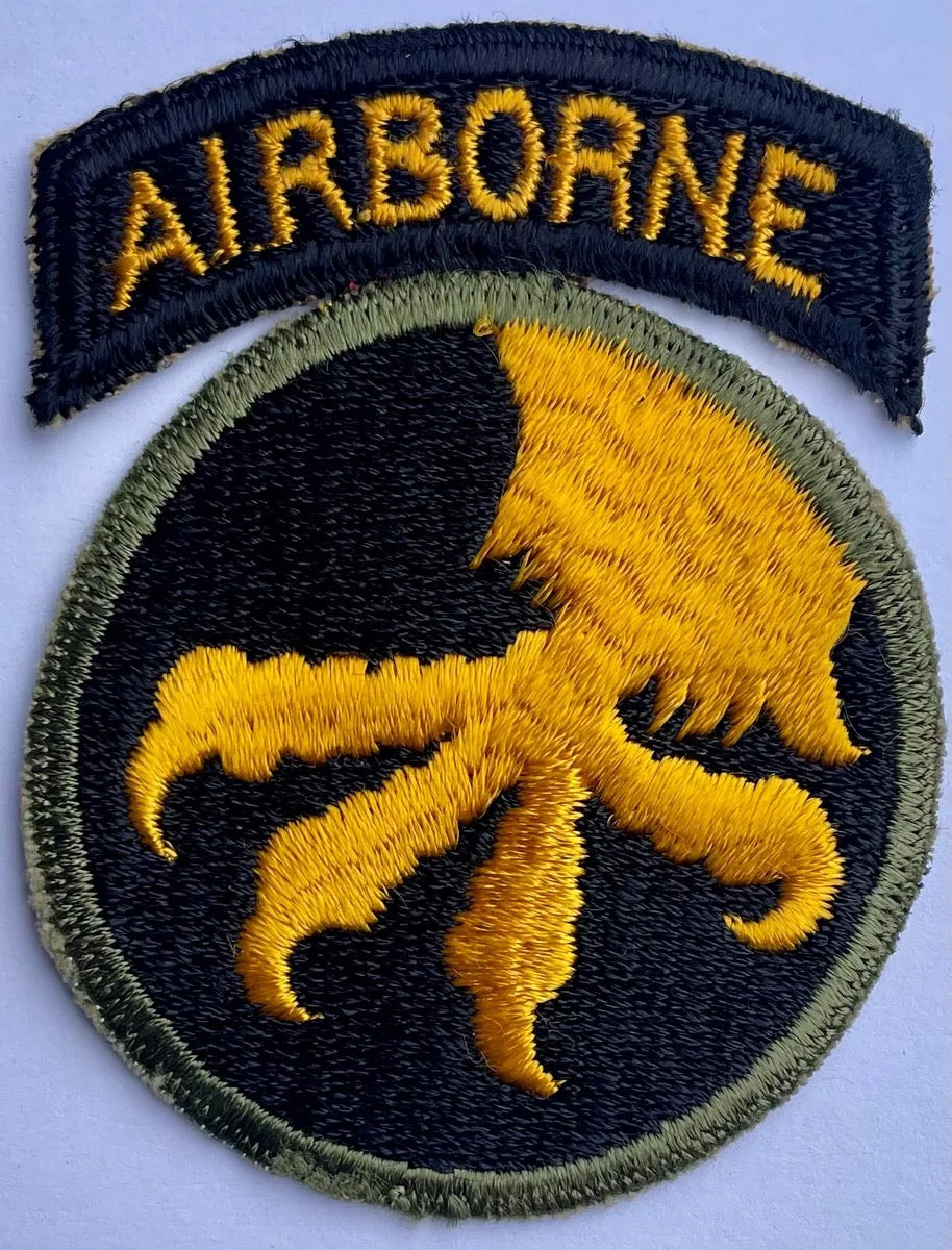 US Original 2 Piece 17th Airborne Patch #2