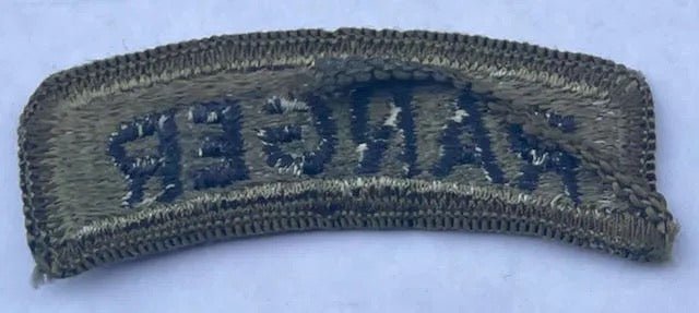 US Army Ranger Tab Merrowed Edge OD