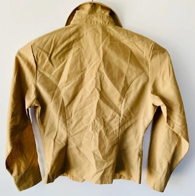 USMC Woman's L/Sleeve Khaki Shirt w Corporal Chevrons 8S