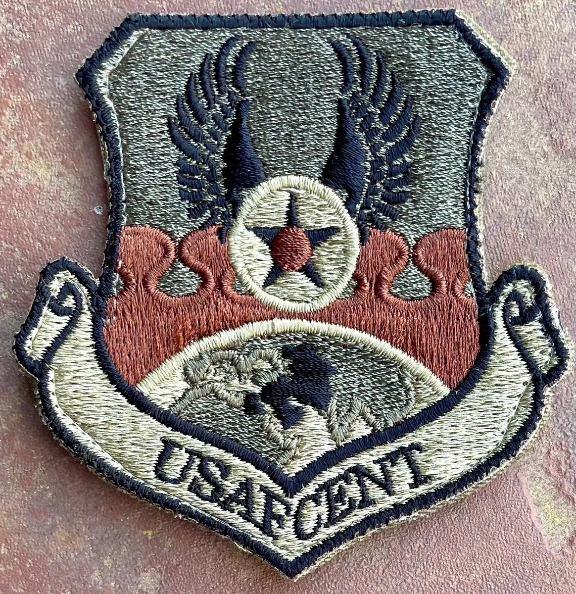 USAF Central Command Patch Velcro Back