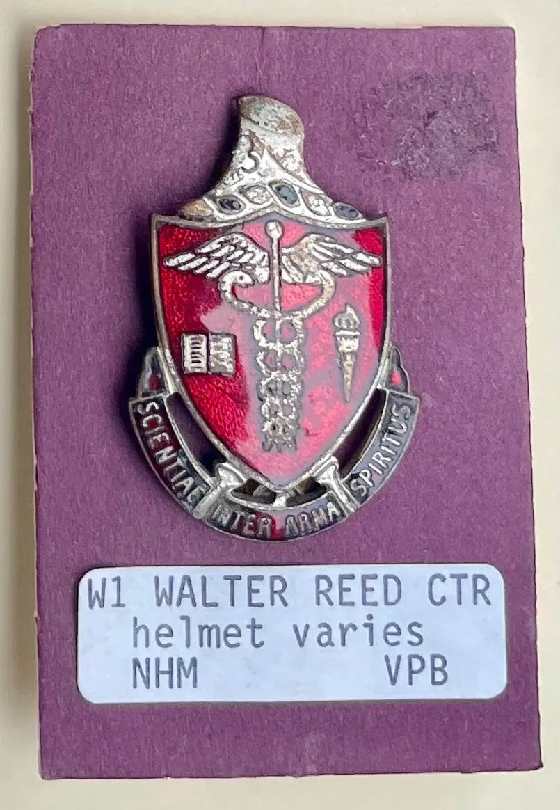 US Army Walter Reed Medical Center Crest DUI