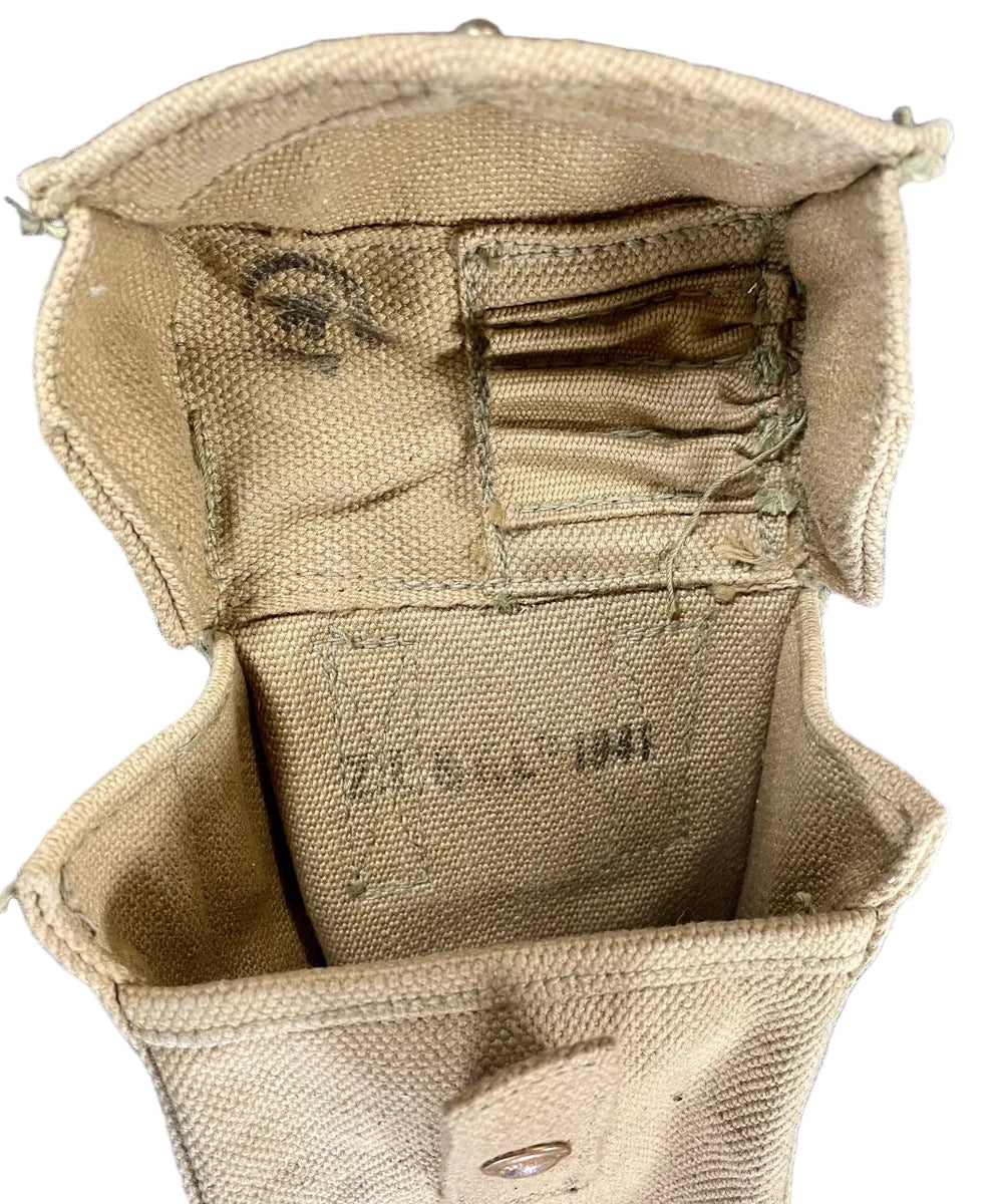 British Pattern 1937 General Purpose Ammunition Pouch Dated 1941 - Bateleur Militaria