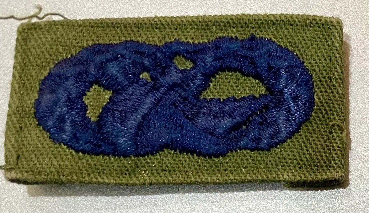USAF Maintenance Qualification Insignia on OD