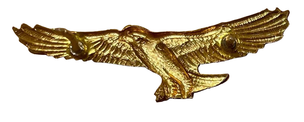 South Africa (SADF) Regiment Orange River Collar Badges Gilt Set Rare - Bateleur Militaria