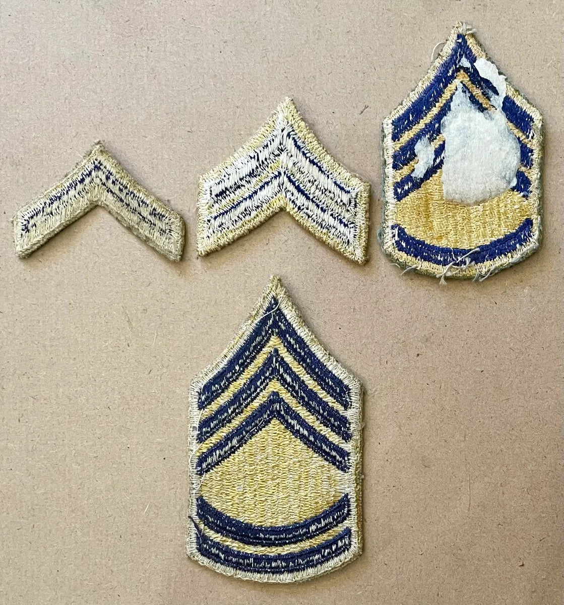 US Army Rank Insignia Combat Unit (1948-Feb 1951) NCO Lot