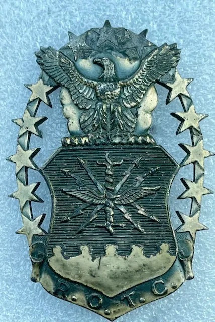 US Air Force ROTC Officer Vintage Cap Badge