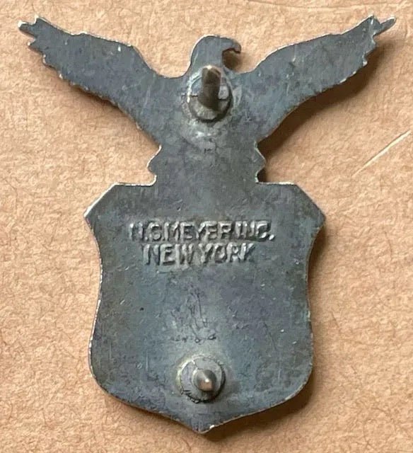 US Air Force Aide to Vice President of the USA Collar Insignia Hallmarked 17 - Bateleur Militaria