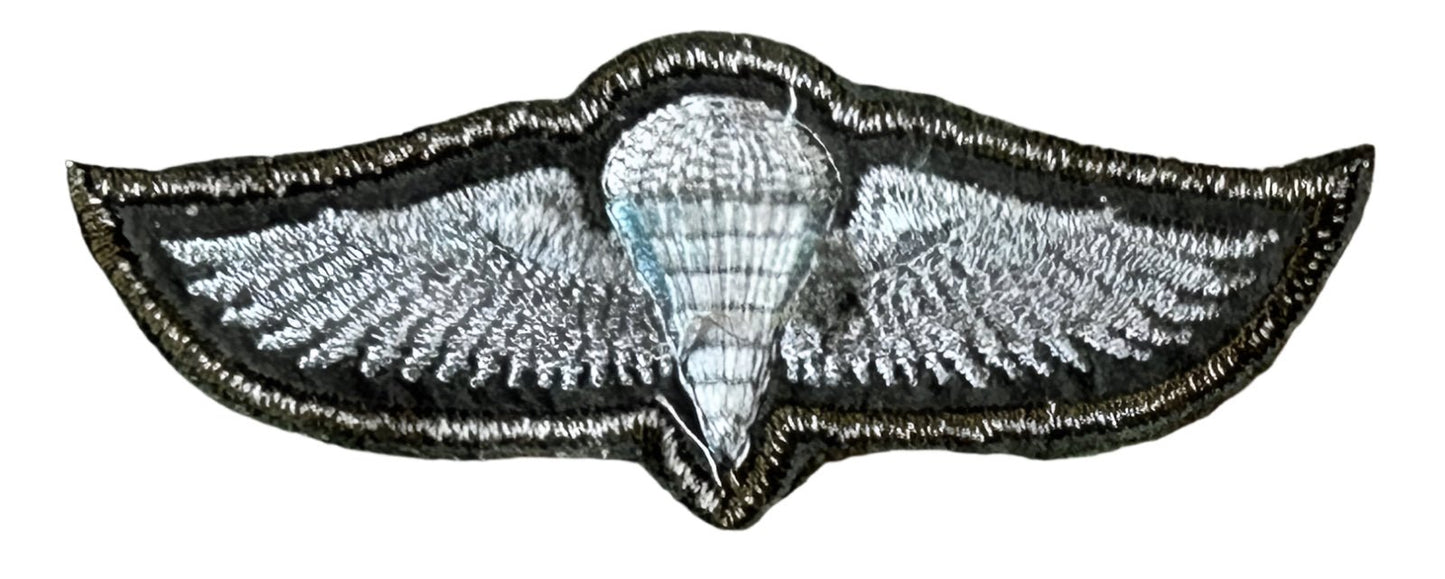 Zambia Basic Static Line Silver Wings with Light Blue Behind the Lines 2nd Issue - Bateleur Militaria