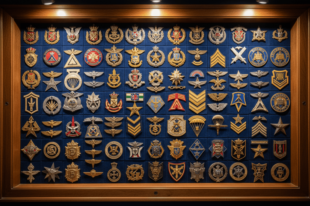 Insignia, Metal & Cloth - Bateleur Militaria