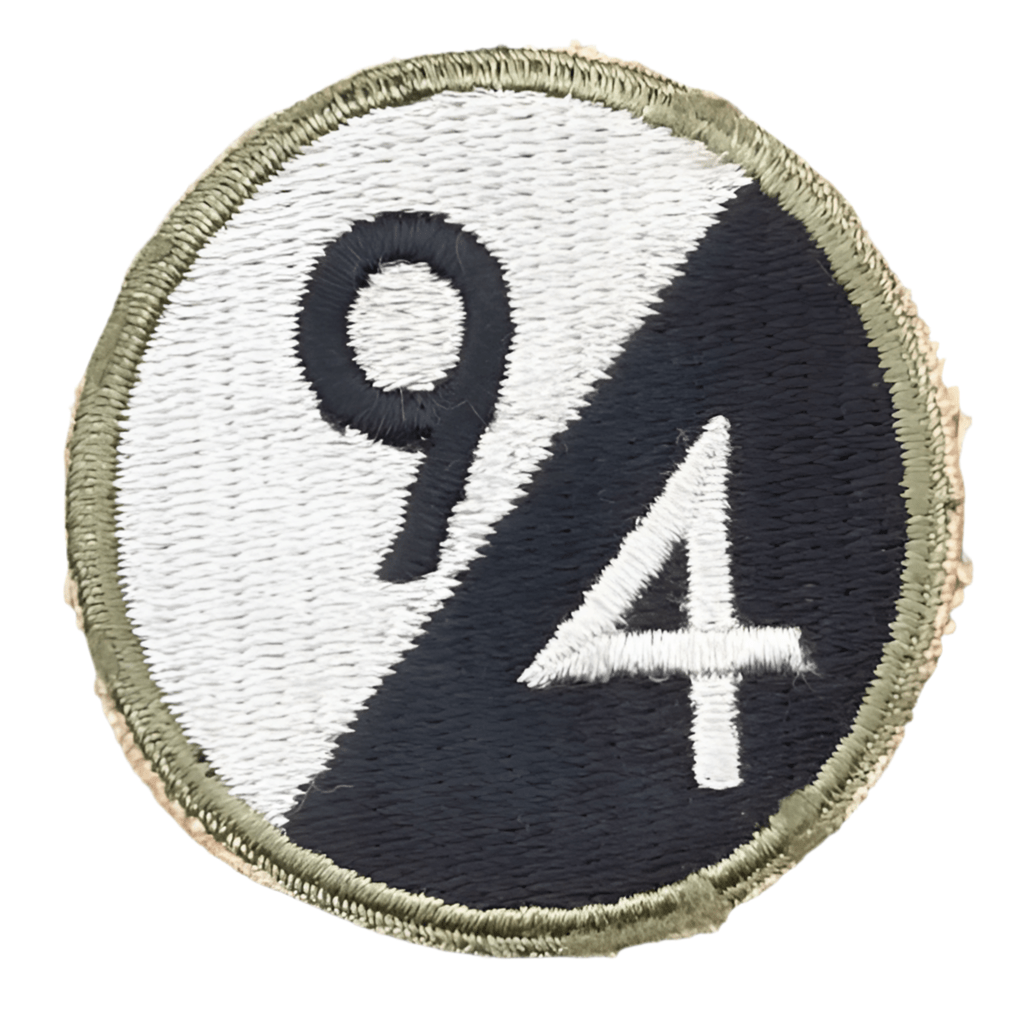 US Army 94th Infantry Division Patch SSI Cut Edge - Bateleur Militaria