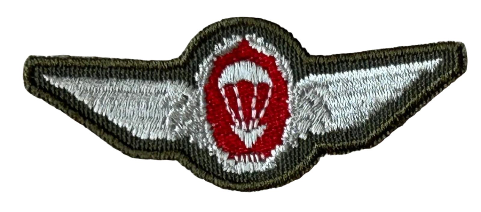 Bophuthatswana Special Forces Instructor Parachute Wing Red Center - Bateleur Militaria