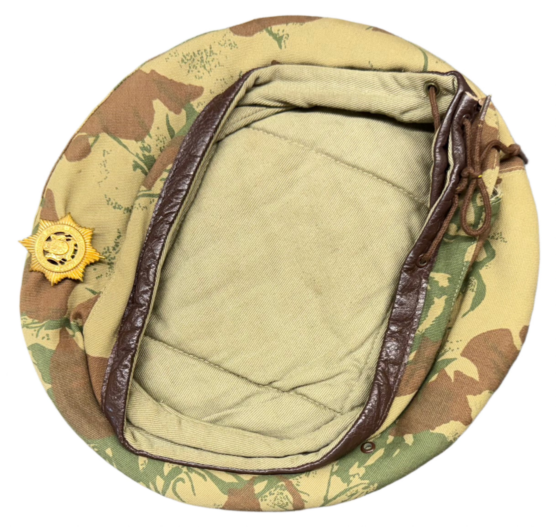 South Africa (SAP) Police 2nd Pattern Camo Beret with Badge - Bateleur Militaria