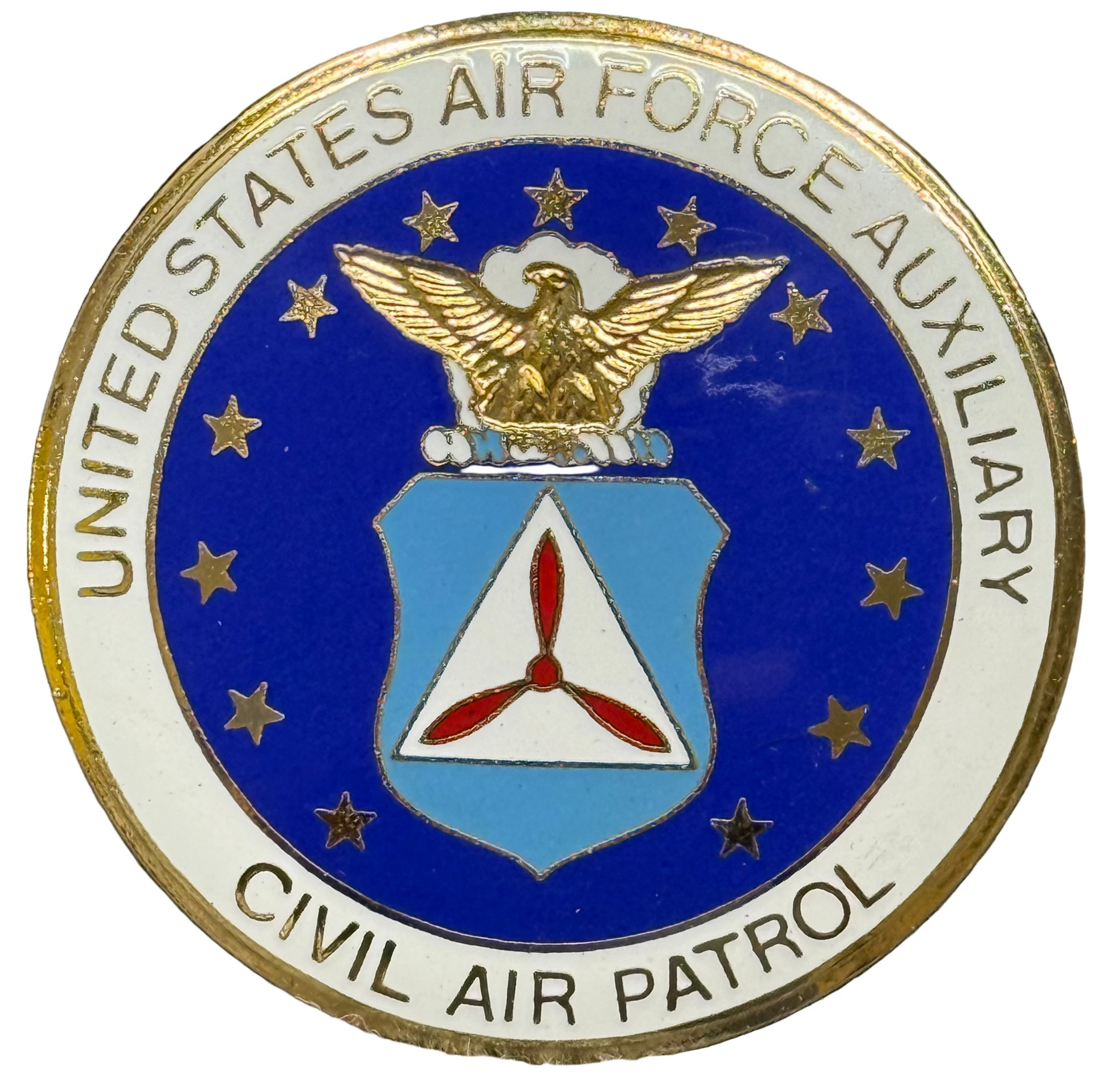 USAF Auxiliary Civil Air Patrol Seal Badge 2 5/8” - Bateleur Militaria