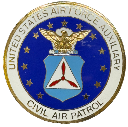 USAF Auxiliary Civil Air Patrol Seal Badge 2 5/8” - Bateleur Militaria
