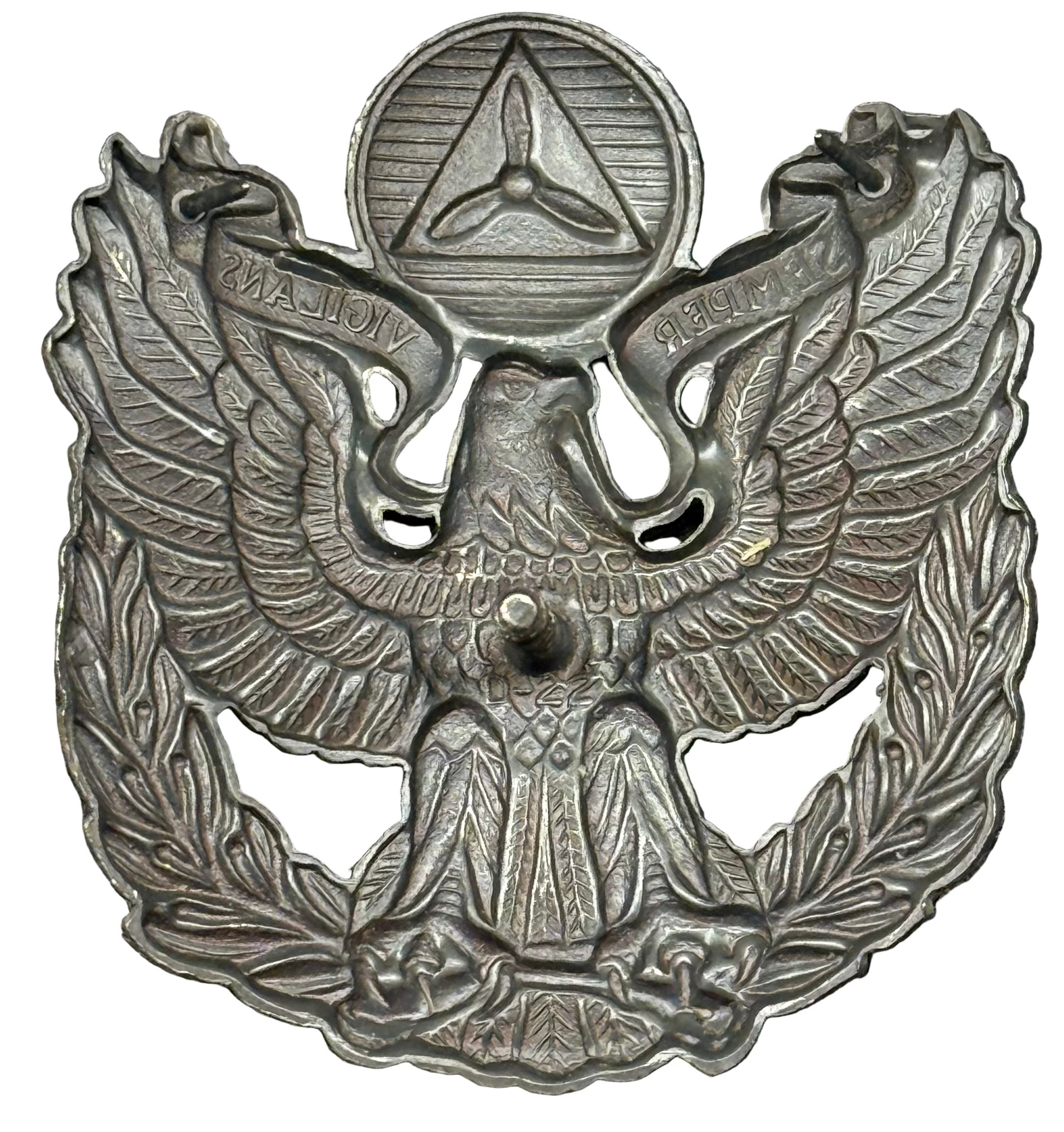 USAF Civil Air Patrol Cap Badge Senior Member Officer Female - Bateleur Militaria