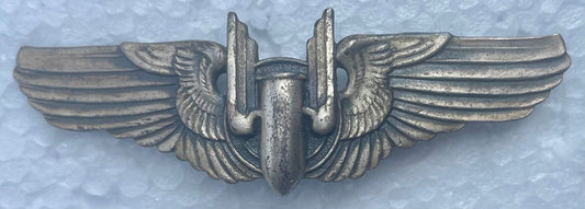US Army Air Corps Aerial Gunner Wing 3" Sterling - Bateleur Militaria