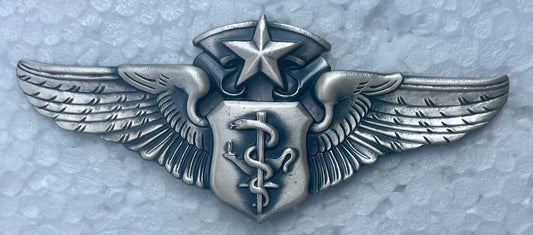 USAF Master Flight Nurse Wing 3" Dated 1982 - Bateleur Militaria