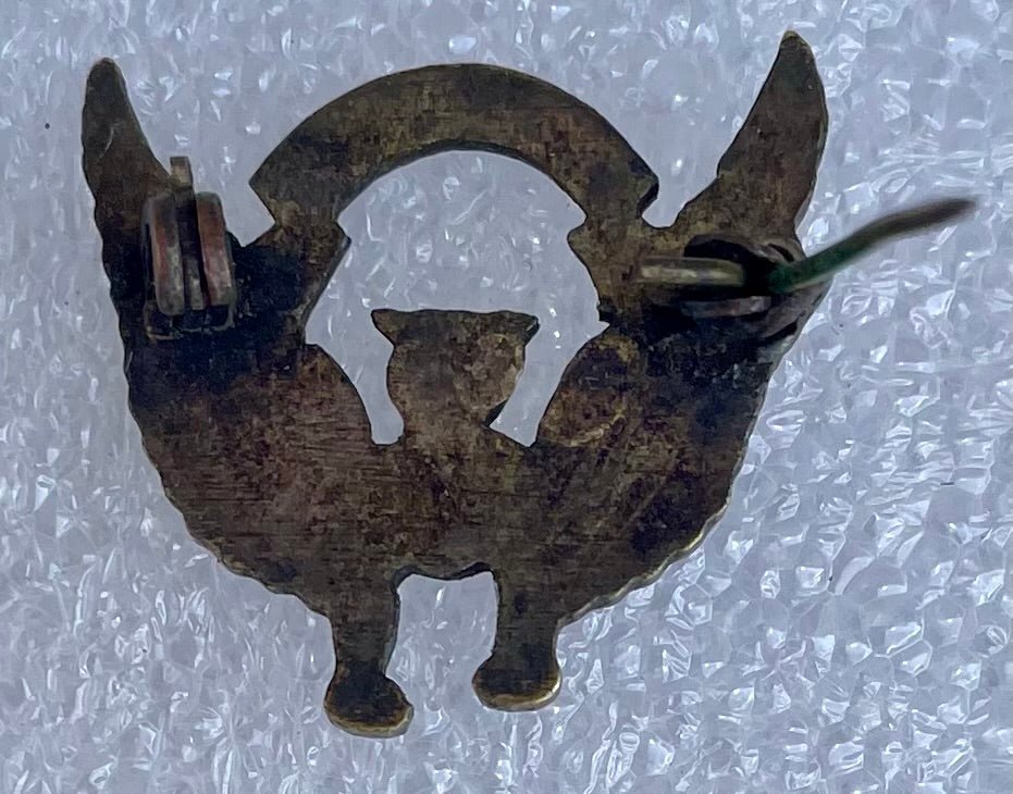 South Africa (SAAF) Rare Original Korean War 2 Squadron P - 51 Flying Cheetahs Pin - Bateleur Militaria