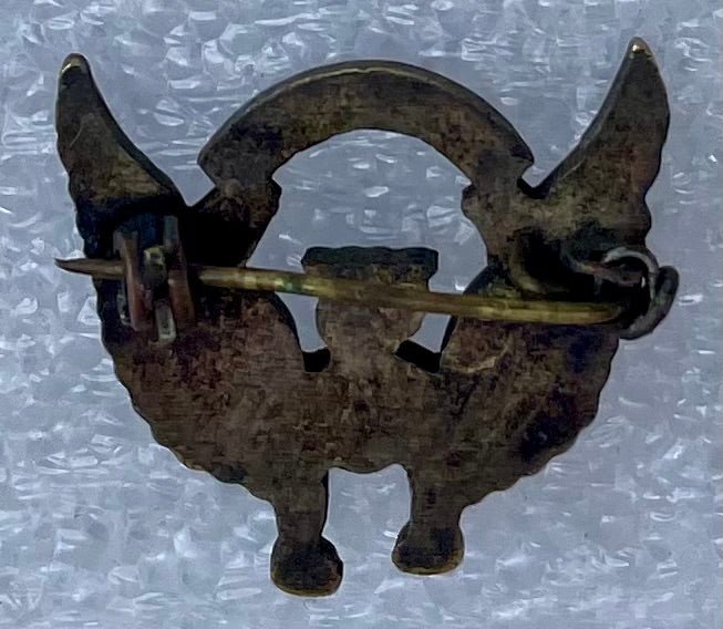 South Africa (SAAF) Rare Original Korean War 2 Squadron P - 51 Flying Cheetahs Pin - Bateleur Militaria