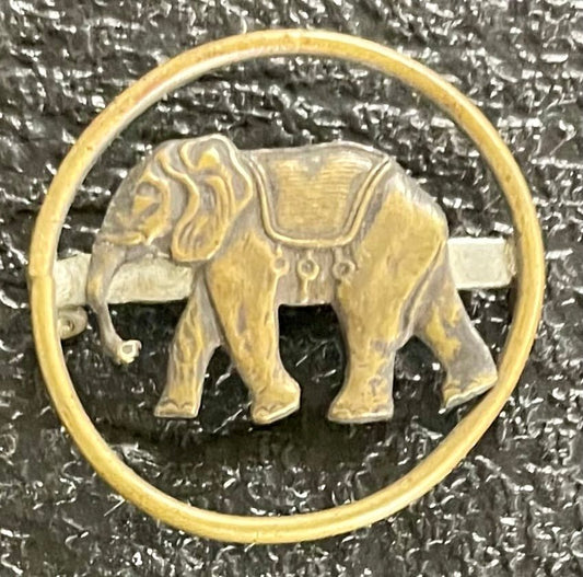 Vintage Czechoslovakia Zoo Pin - Bateleur Militaria