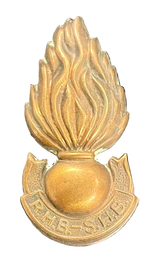 South Africa (UDF) Railways & Harbors Brigade Collar Badge 1940 - 1945 - Bateleur Militaria