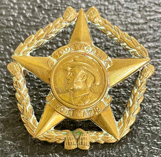 South Africa (UDF) Regiment Botha Cap Badge 1934 - 1945 - Bateleur Militaria
