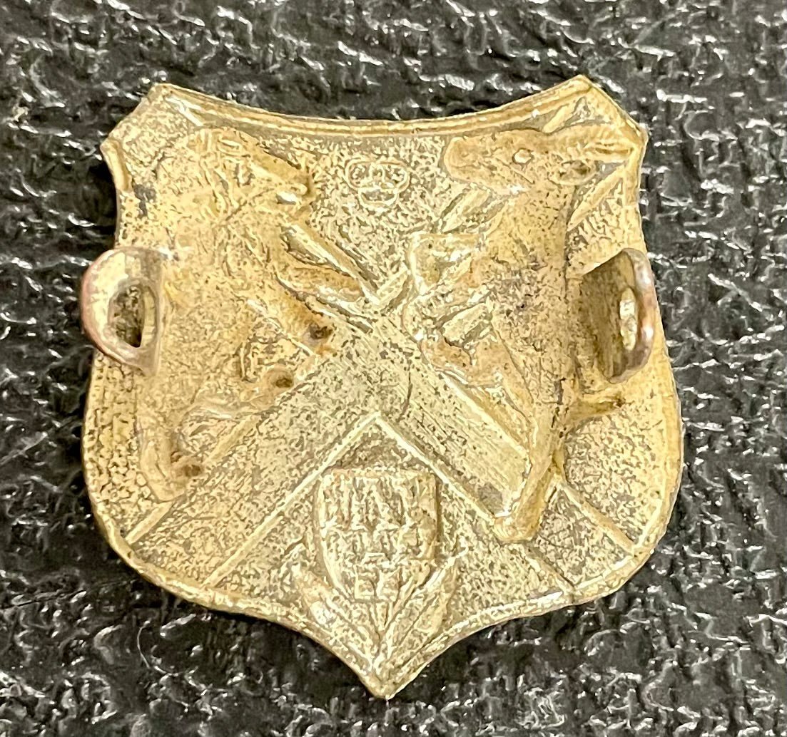 South Africa (UDF) Pretoria Highlanders Collar Badge 1948 - Bateleur Militaria