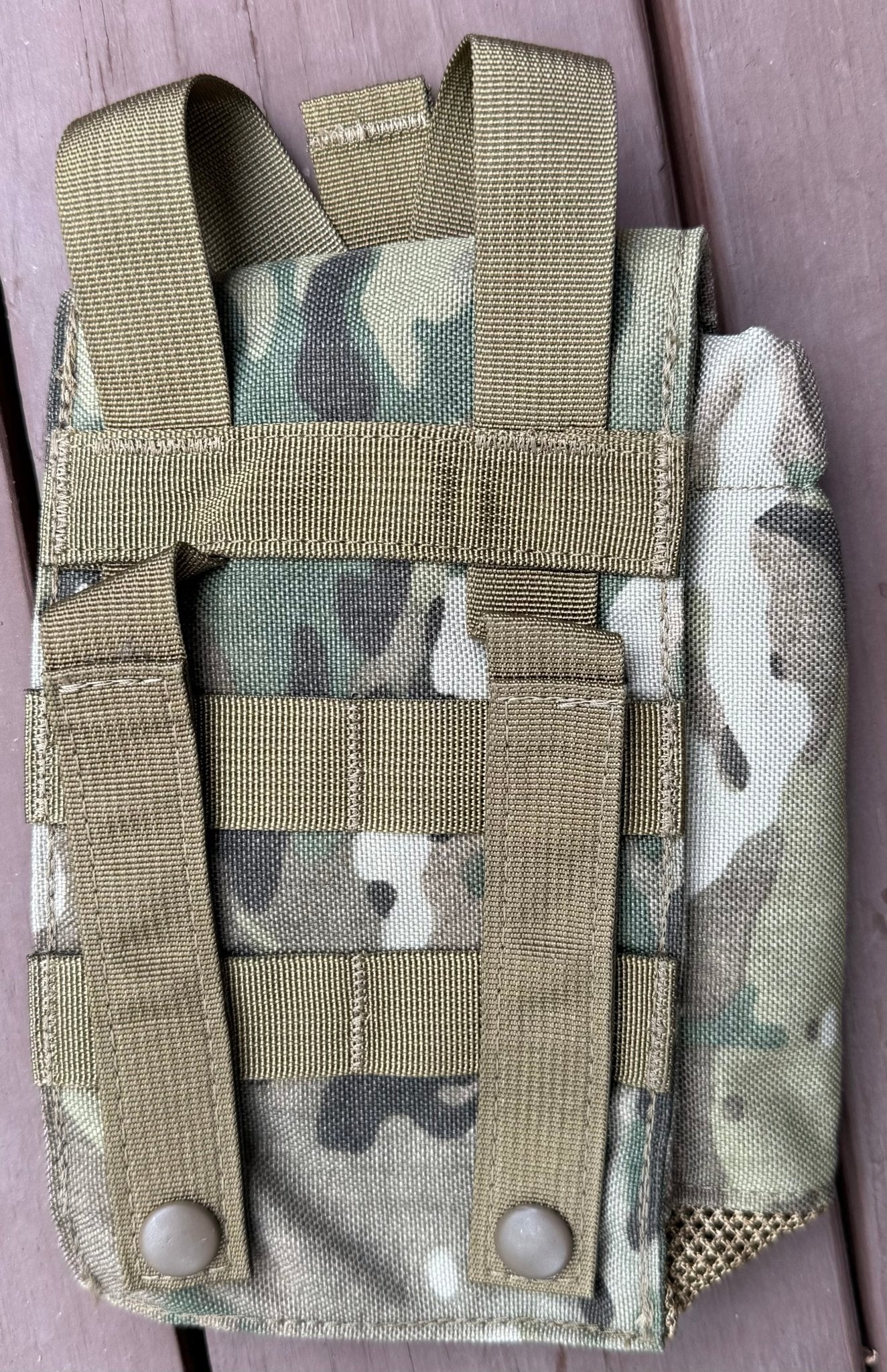 US OCP Molle II Canteen Pouch Mesh Bottom Mint (SP2) - Bateleur Militaria