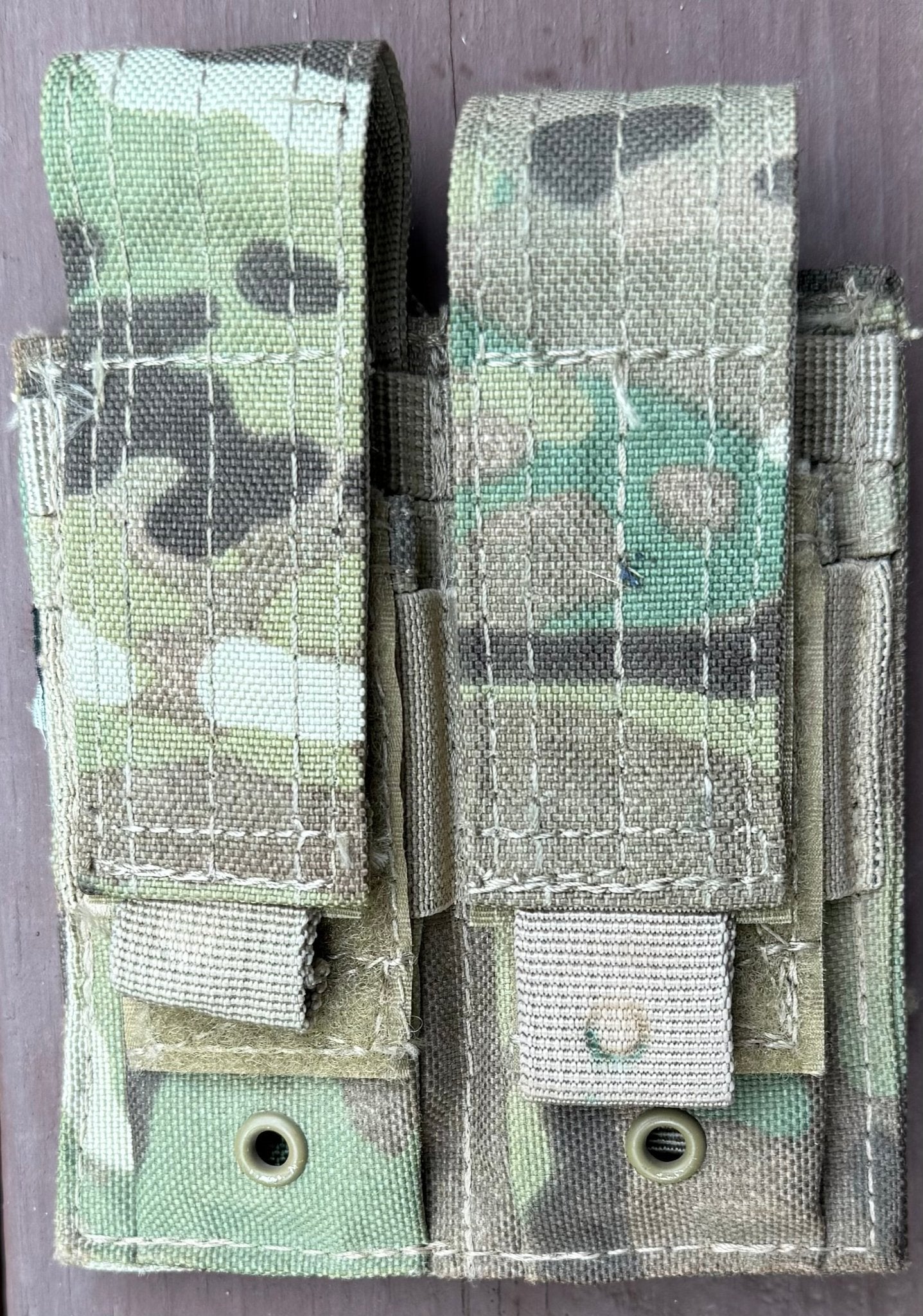 US OCP Multicam Double Pistol Mag Pouch (GP) Mint (DMP1) - Bateleur Militaria