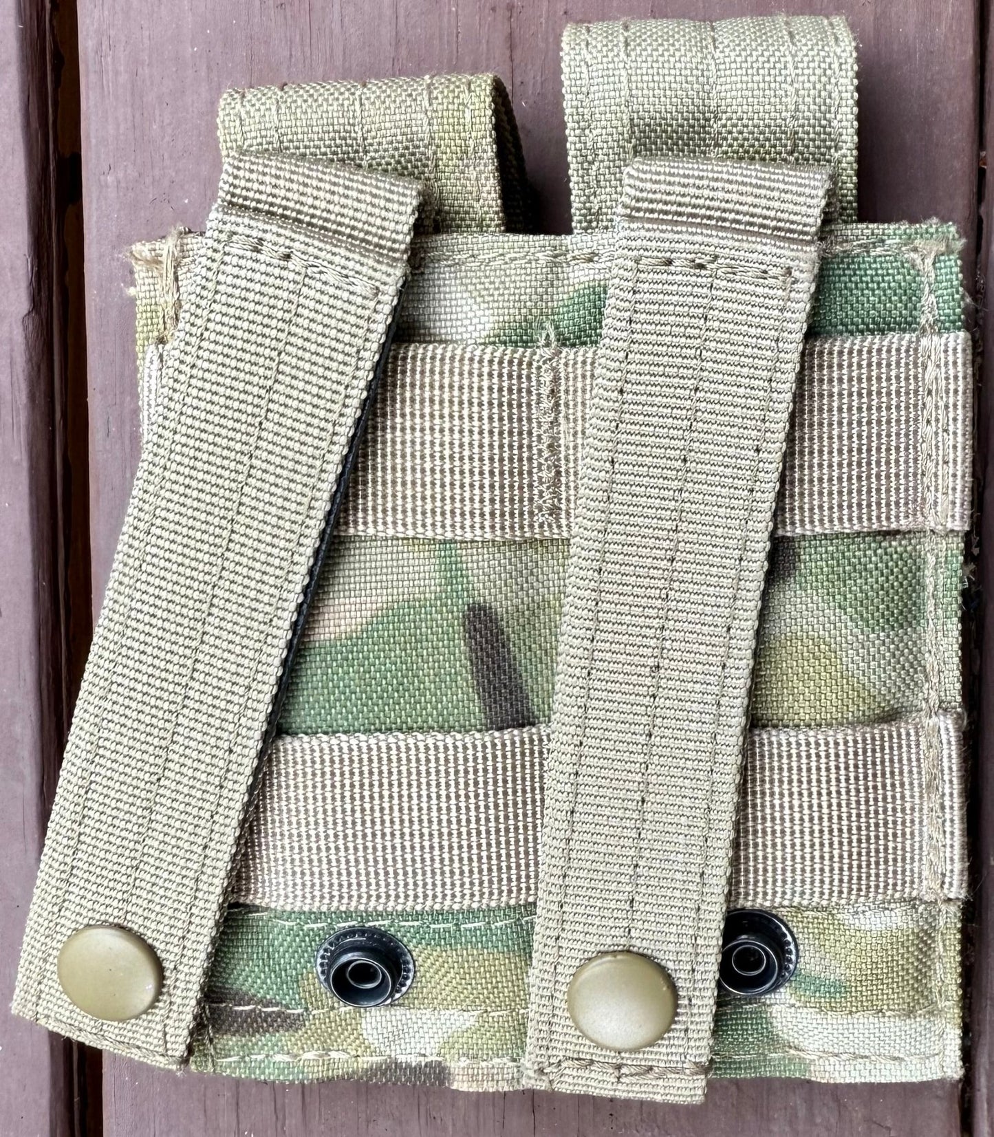 US OCP Multicam Double Pistol Mag Pouch (GP) Mint (DMP1) - Bateleur Militaria