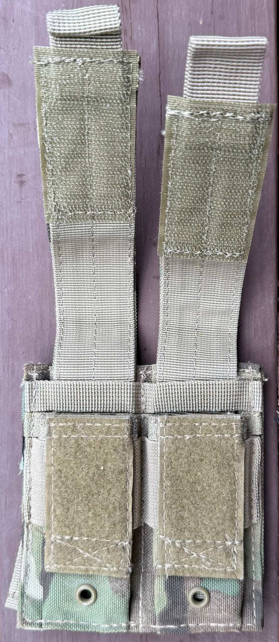 US OCP Multicam Double Pistol Mag Pouch (GP) Mint (DMP1) - Bateleur Militaria