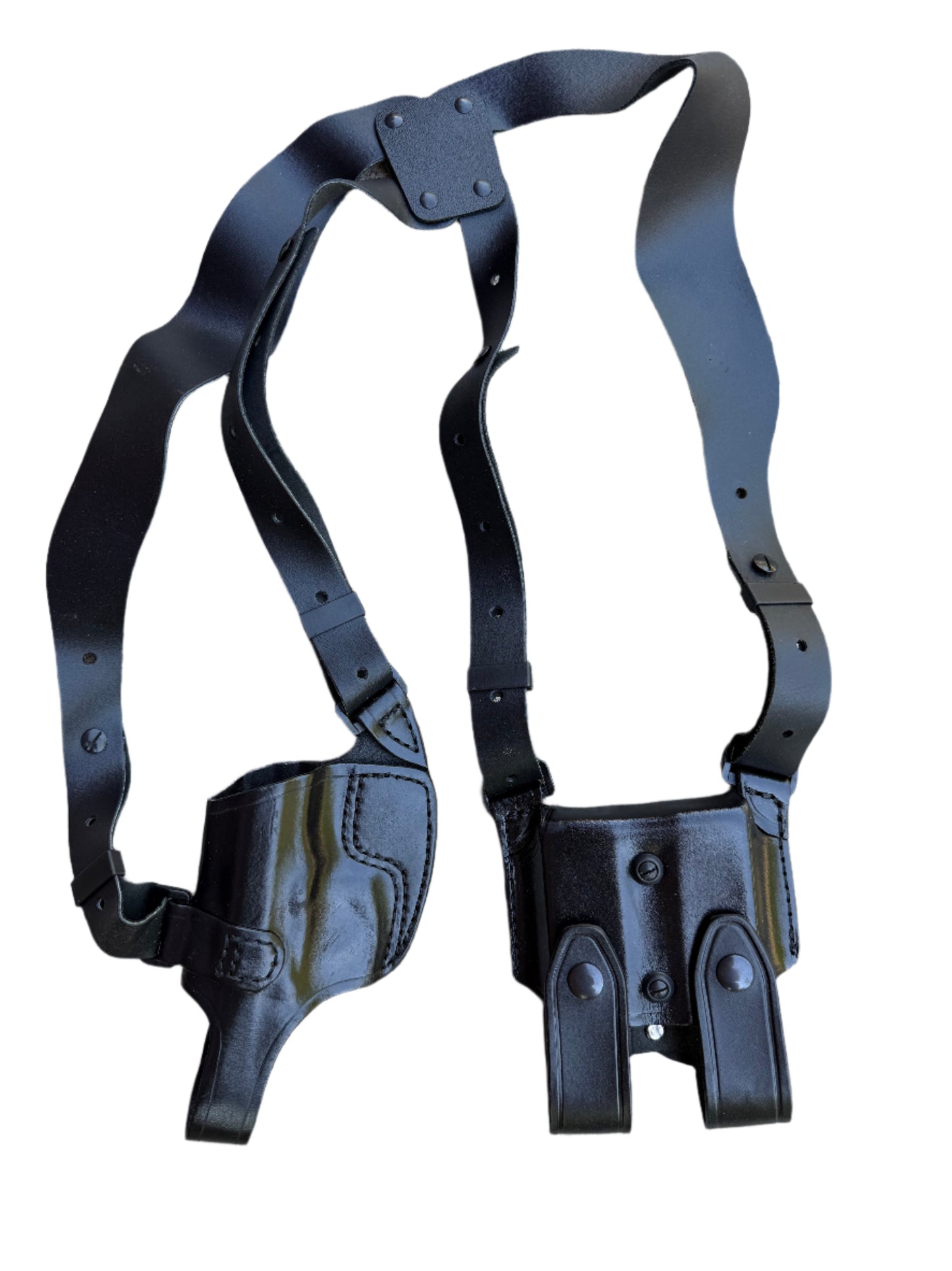 Aker Model 101M-2 Leather Shoulder Holster Rig for Beretta 92F Mint